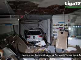 Apotek Senopati, Polda Metro Jaya, Satpam, Nabrak Apotek, Putri Kaliangga, Liga178 News