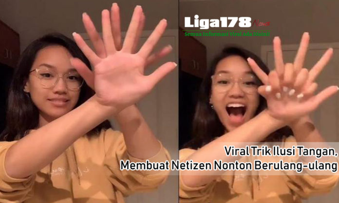 trik ilusi tangan, video viral, viral, Liga178 News