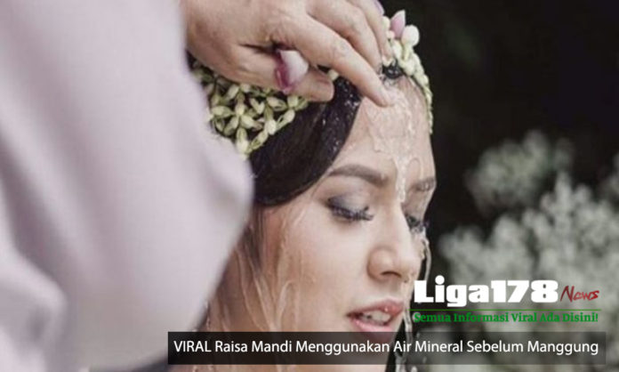 VIRAL Raisa Mandi Menggunakan Air Mineral Sebelum Manggung