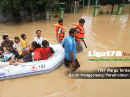 Banjir, terdampak banjir, kecamatan, Liga178 news