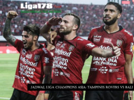 Jadwal Liga Champions Asia: Tampines Rovers Vs Bali United