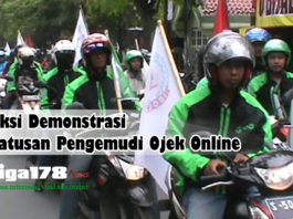 ojek online, pengemudi ojek, aksi demo, Liga178 News