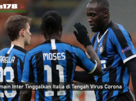 3 Pemain Inter Tinggalkan Italia di Tengah Virus Corona