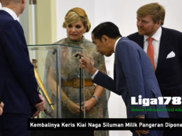 Kembalinya Keris Kiai Naga Siluman Milik Pangeran Diponegoro