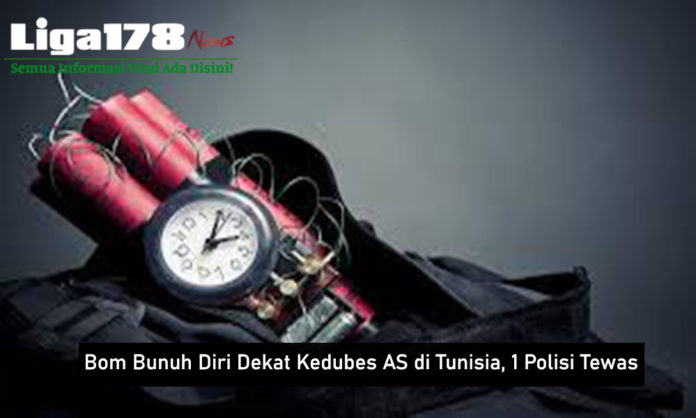 Bom Bunuh Diri Dekat Kedubes AS di Tunisia, 1 Polisi Tewas