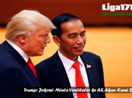 Trump: Jokowi Minta Ventilator ke AS, Akan Kami Berikan