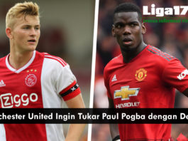 Manchester United Ingin Tukar Paul Pogba dengan Del Ligt