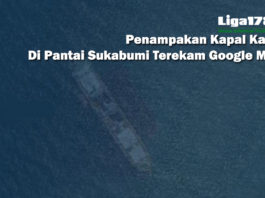 penampakan kapal, Pantai Cibangban, Sukabumi, Liga178 News